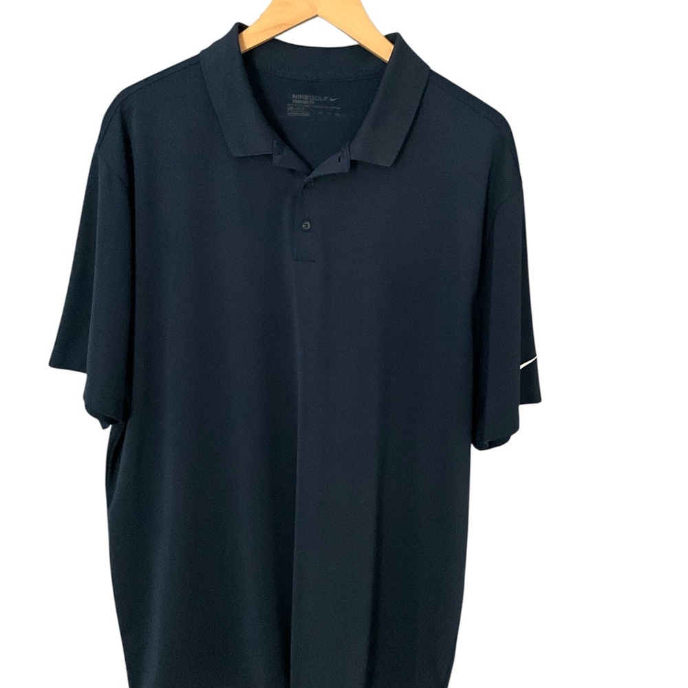 Nike Men's Navy Dri Fit Polo Shirt